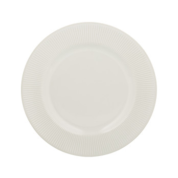 Обеденная тарелка Linear, 27 см, белая