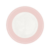 Тарелка Greengate Alice, бледно-розовая, 23 см