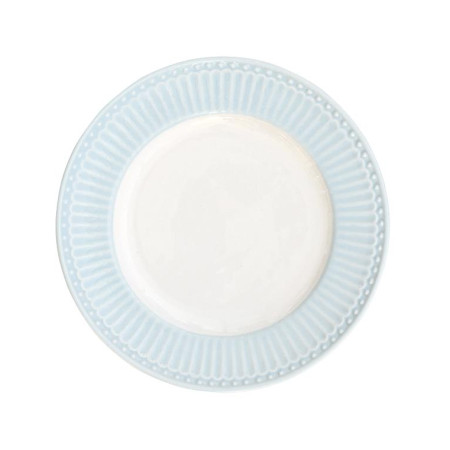 Десертная тарелка Greengate Alice, бледно-голубая, 17,5 см