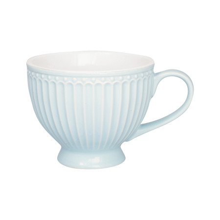Чайная чашка Greengate Alice, бледно-голубая, 400 мл
