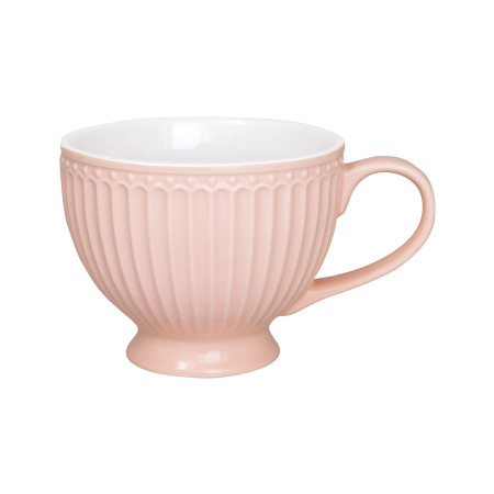 Чайная чашка Greengate Alice, бледно-розовая, 400 мл