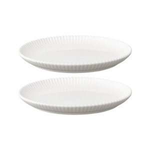 Набор из двух тарелок Tkano Kitchen Spirit, белый, 26 см (уценка)