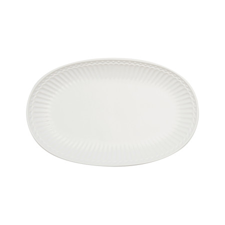 Тарелка для печенья Greengate Alice, белая, 23 см