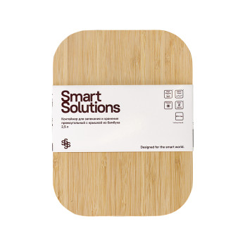 Контейнер для запекания и хранения с крышкой из бамбука Smart Solutions, 2,5 л