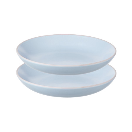 Набор тарелок для пасты Liberty Jones Simplicity, 20 см, голубые, 2 шт.