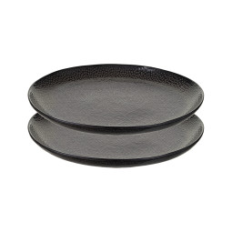 Набор тарелок Liberty Jones Dots, 21 см, черные, 2 шт.