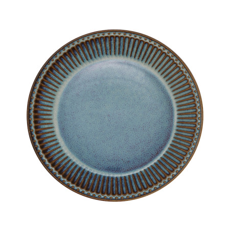 Тарелка Greengate Alice, устрично-синяя, 20,5 см