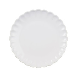 Тарелка с волнистым краем Ib Laursen Mynte Pure White, 19,5 см