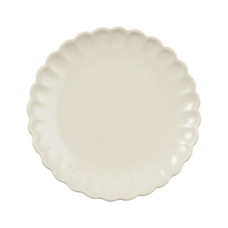 Тарелка с волнистым краем Ib Laursen Mynte Butter Cream, 19,5 см
