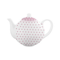 Чайник заварочный Isabelle Rose Home, розовый в горошек, 1 л