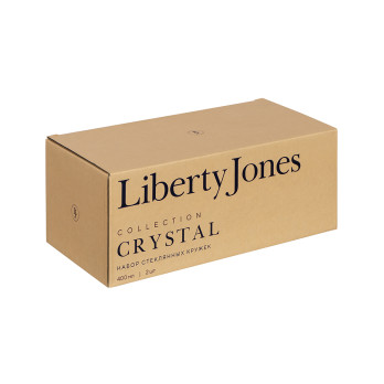 Набор стеклянных кружек Liberty Jones Crystal, 400 мл, 2 шт.